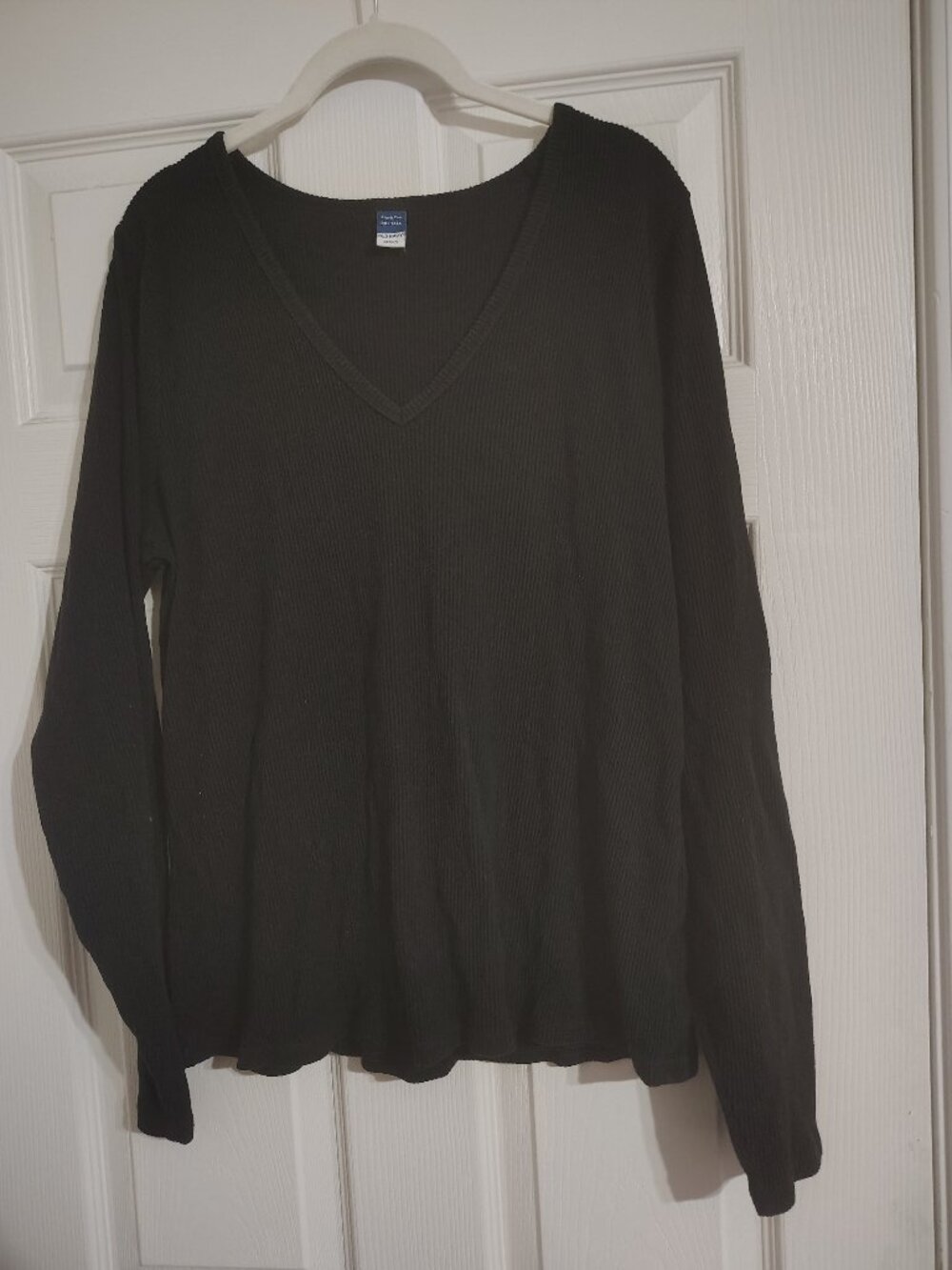 Old Navy Long Sleeve Ribbon V-neck Top XXL Tall